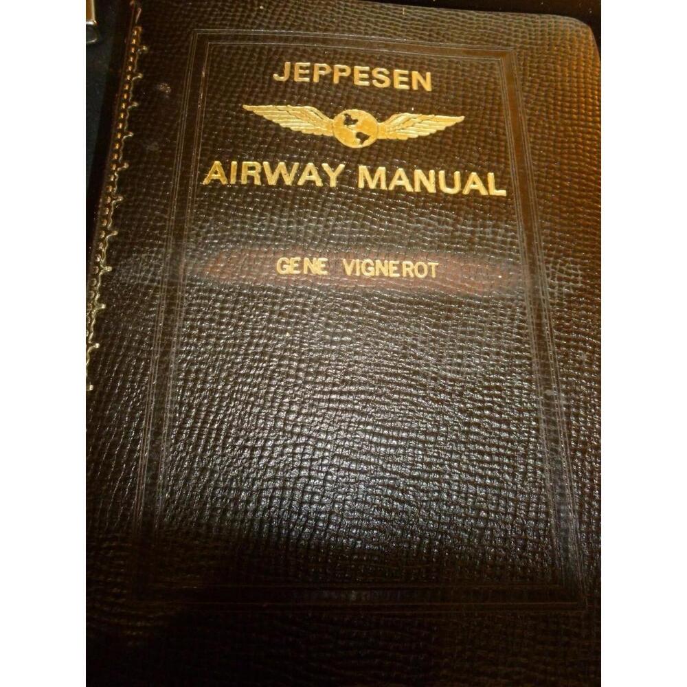 Jeppesen Blue Airway Manual Charts Binder Pilot Colorado Procedures